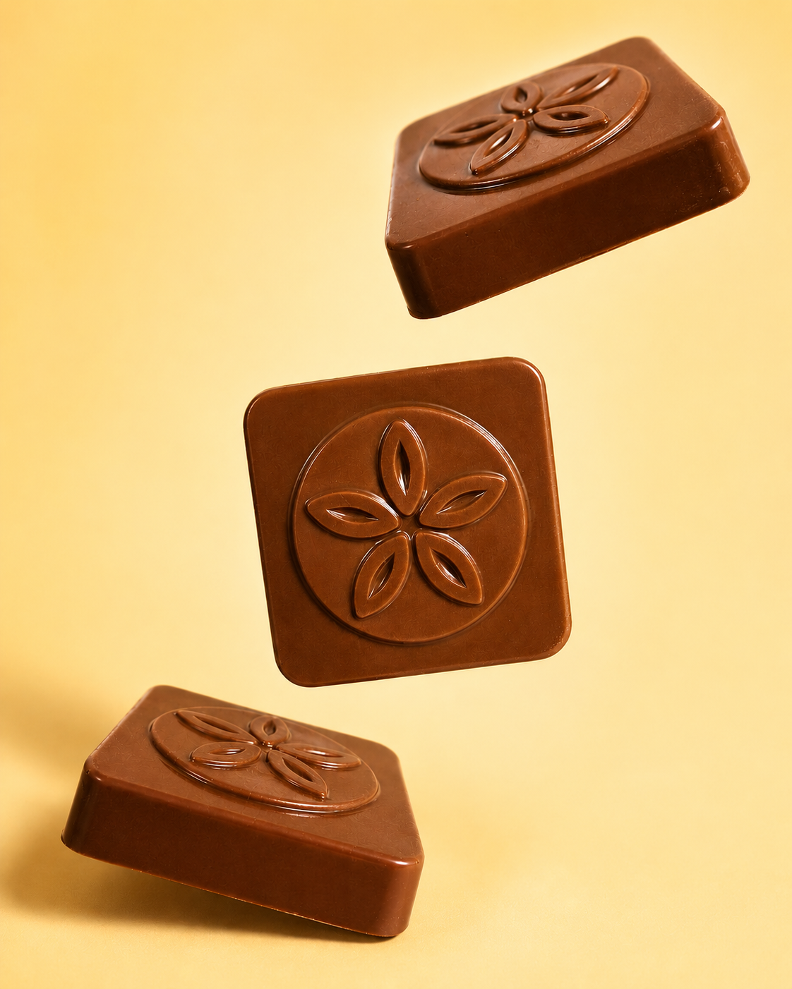 Milk Chocolate Lace Crunch Mini Squares